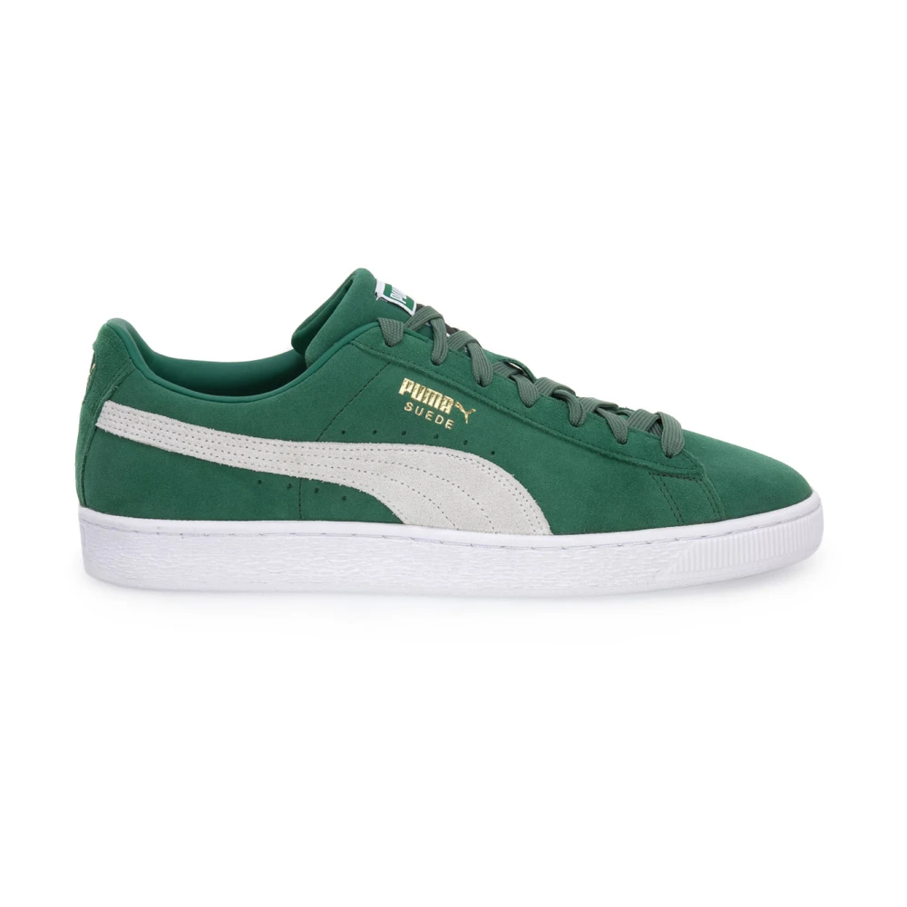 Puma Klassieke Grijze Suède Schoenen Green Dames