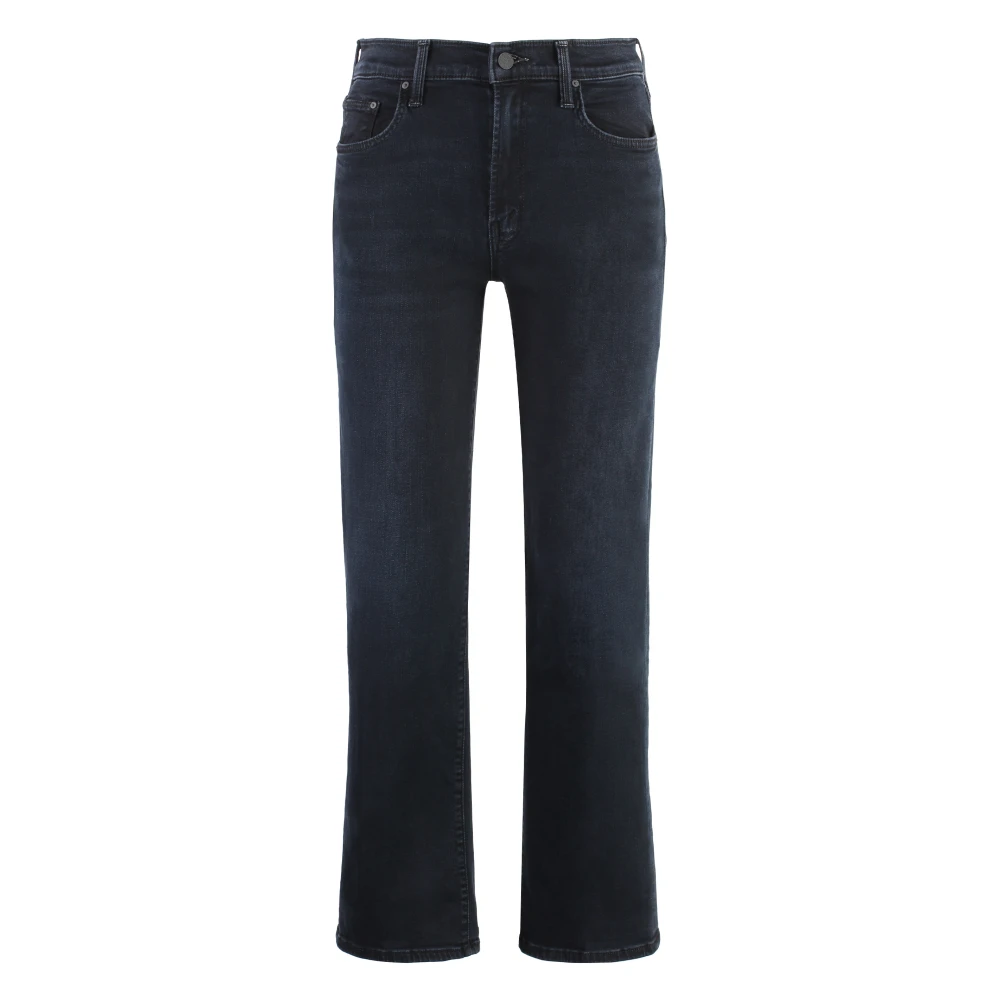 Mother Straight-leg jeans met metalen details Blue Dames