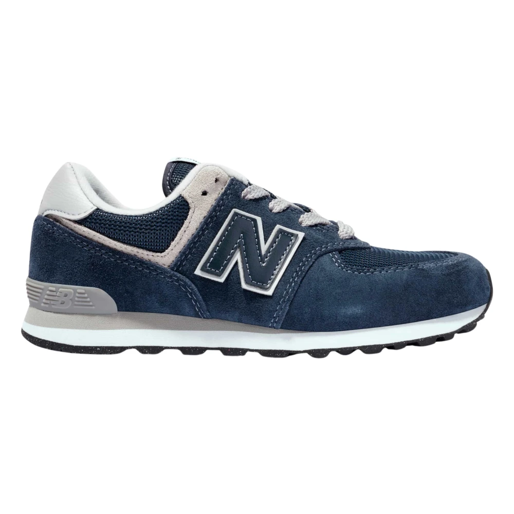 New Balance Unisex Blue Sneakers, 37 Eu, 574 Lace Up Logo Trainers