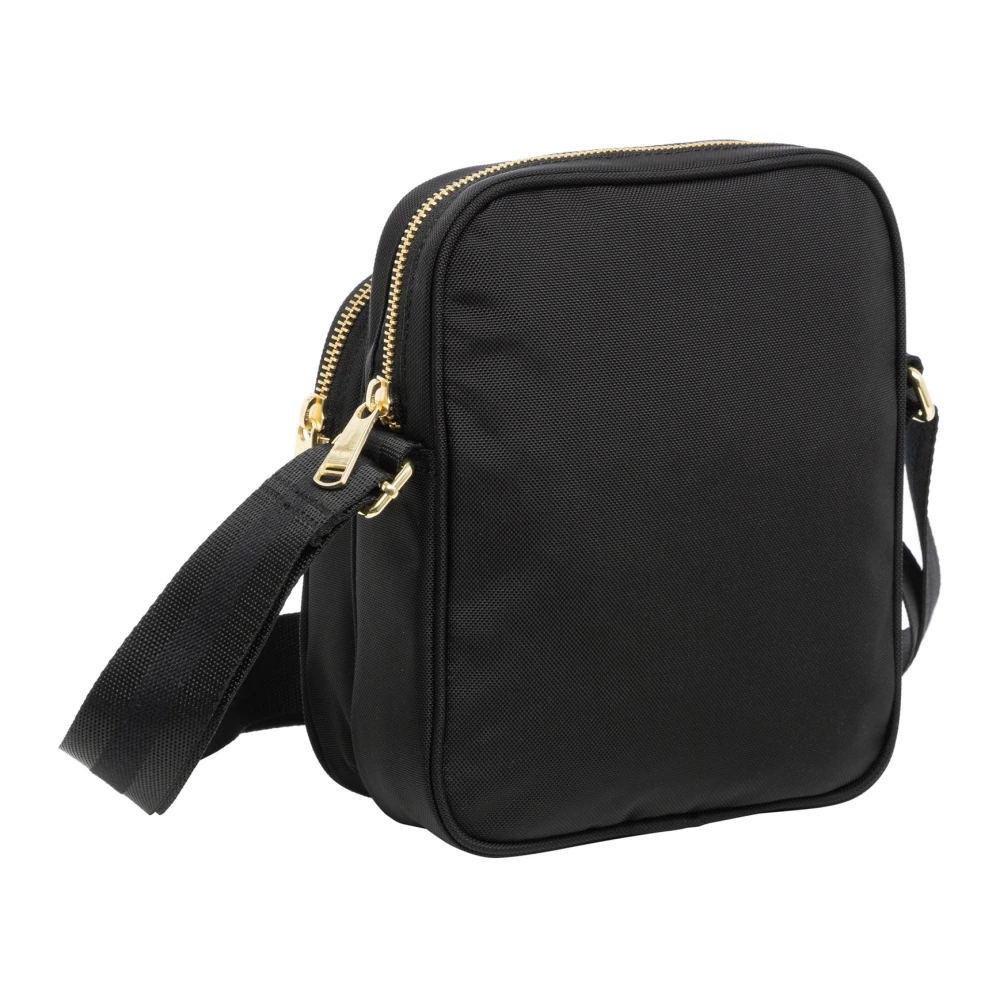 Fred Perry Stijlvolle Crossbody Tas met Verstelbare Band Black Heren