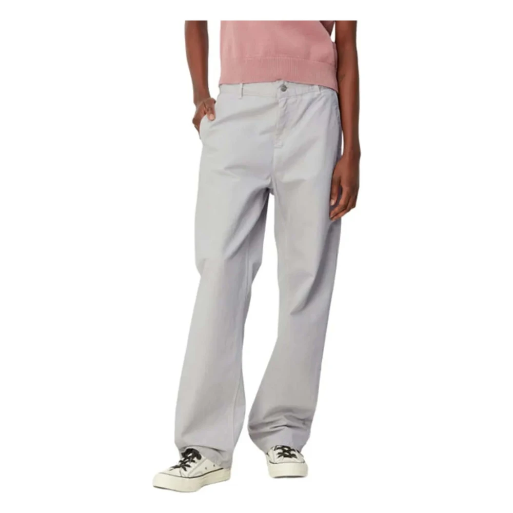 Carhartt WIP W Pierce Straight Lange broek Gray Dames