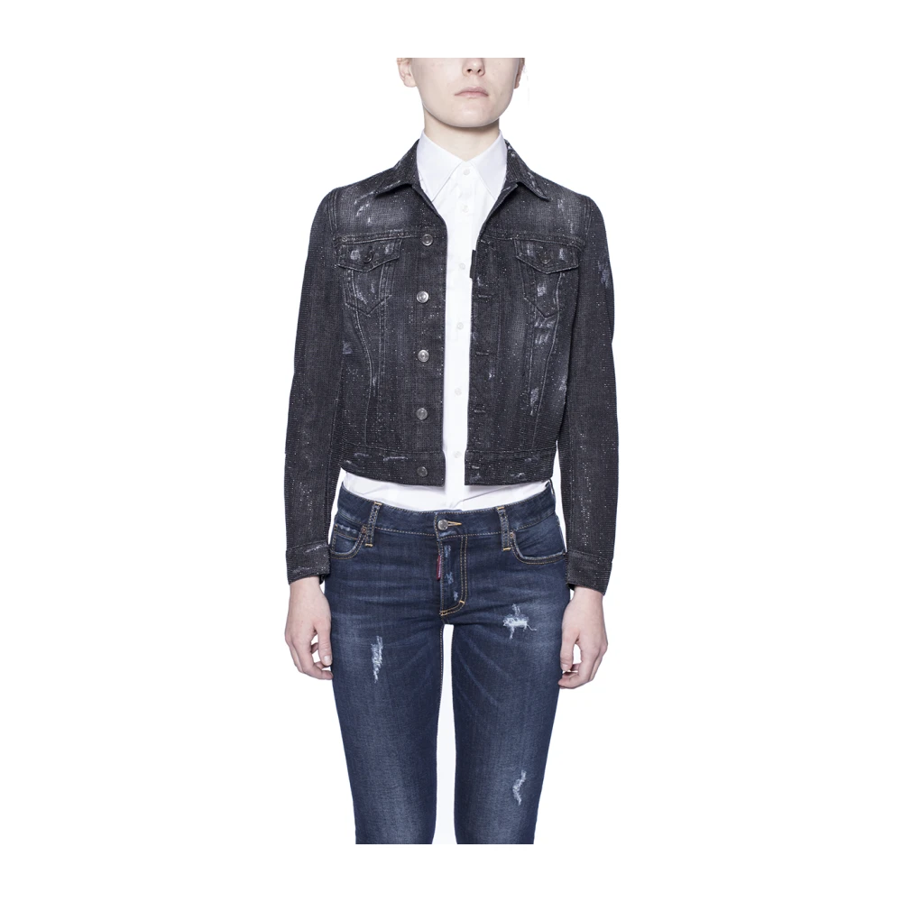 Dsquared2 Jeansjacka Blue, Dam