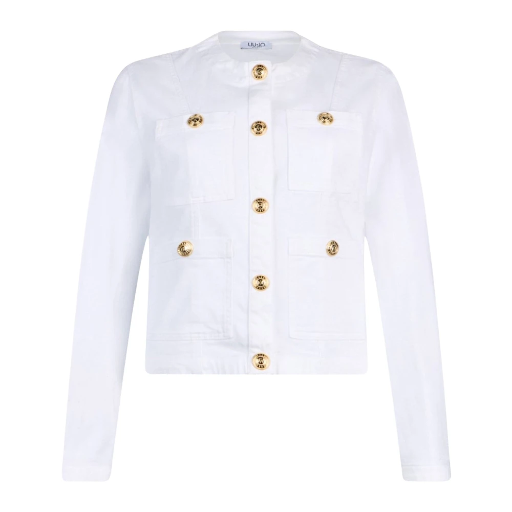 Liu Jo Femme Blanc - Jackets > Denim Jackets