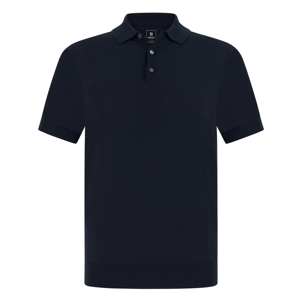 Boggi Milano Homme Bleu Pulls, Taille: 2XL Polo Tricoté