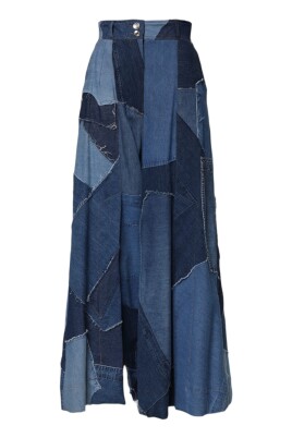 jupe-longue-patchwork-en-denim-bleu