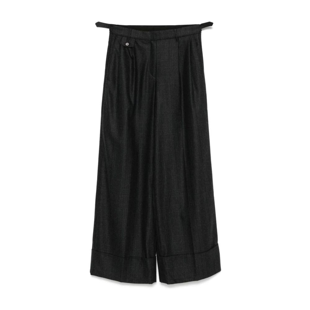 Remain Birger Christensen Stijlvolle Wijde Broek Gray Dames