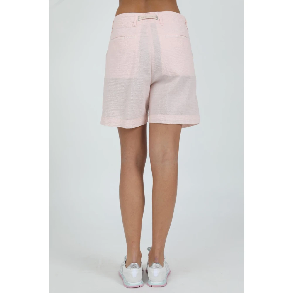 White Sand Stijlvolle Bermuda Shorts Pink Dames