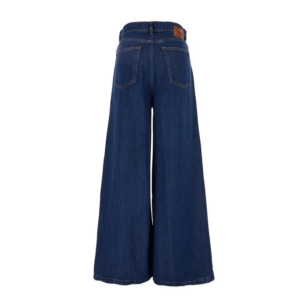 P.a.r.o.s.h. Blauwe Denim Five Pocket Jeans voor Vrouwen Blue Dames