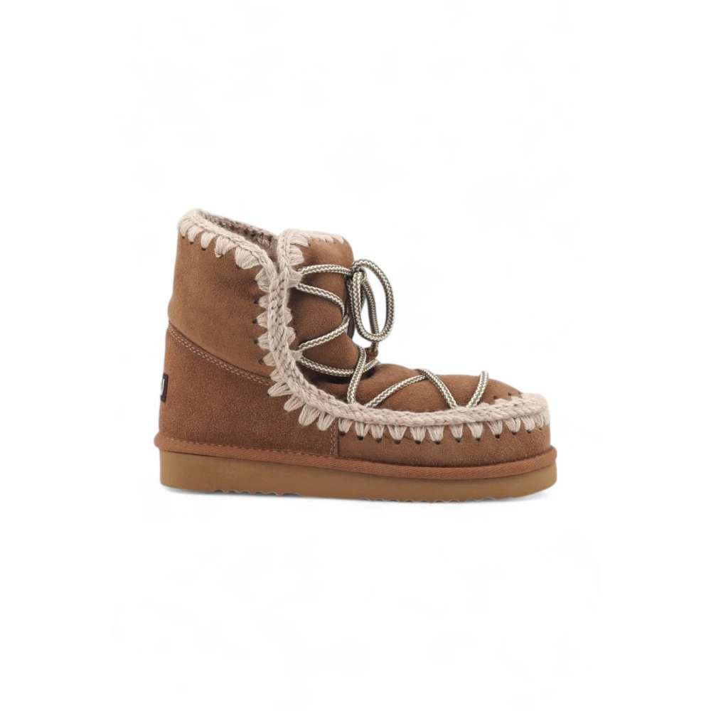 Mou Eskimo Scoubidoo Lace - Female - Winter Boots - Brown - 4 Uk - Shoes