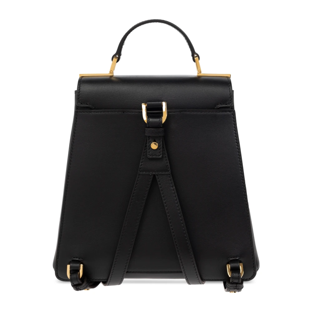 Marni Leren rugzak Black Dames