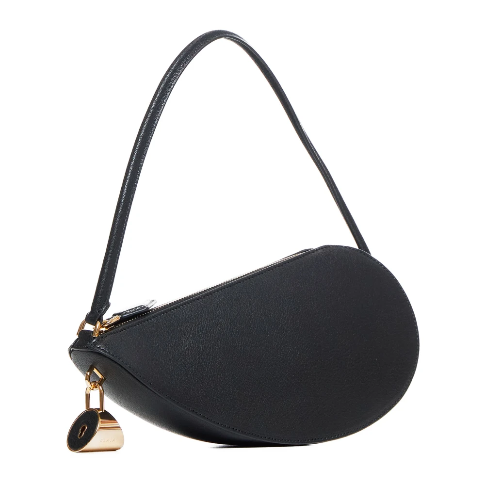 Alaïa Halve-Hart Lederen Tas Black Dames