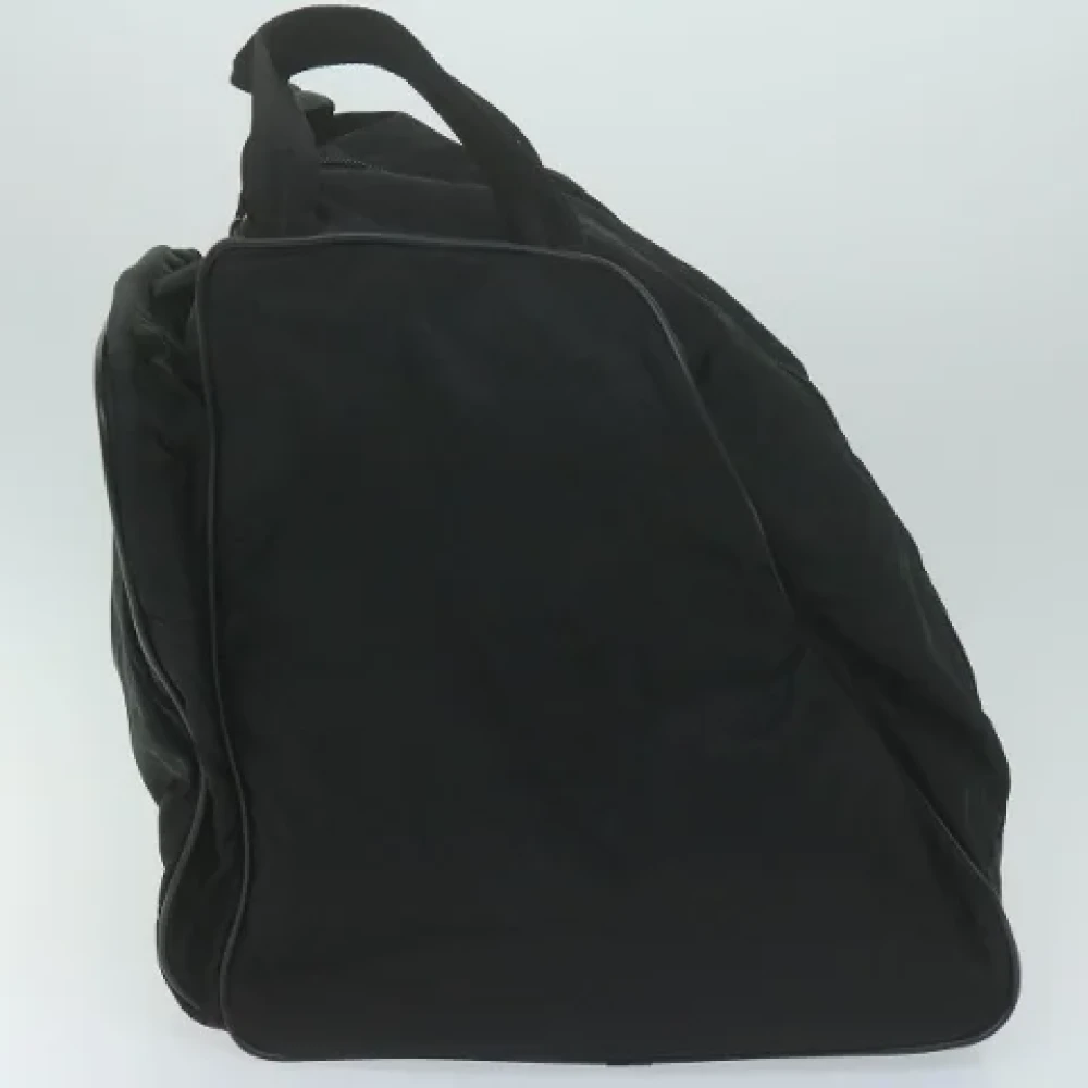 Prada Vintage Pre-owned Fabric handbags Black Dames
