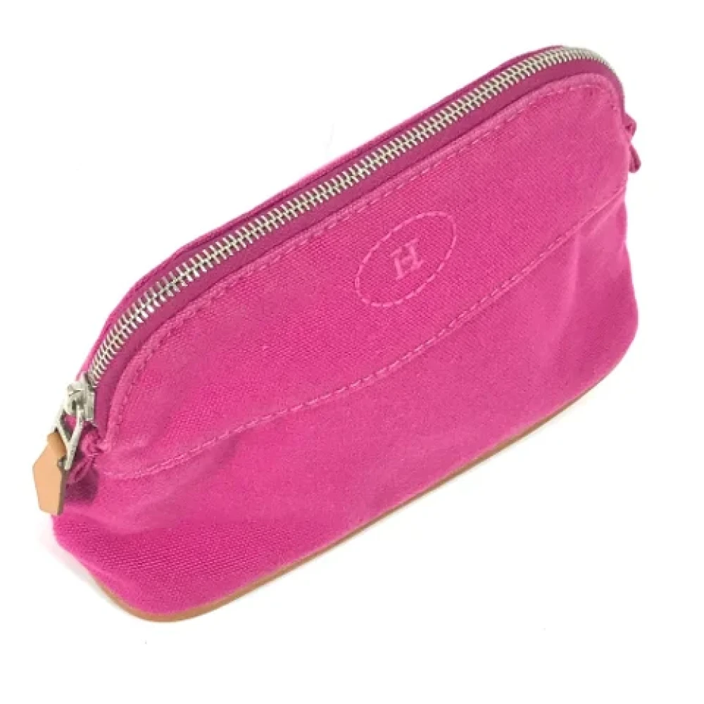 Hermès Vintage Pre-owned Fabric pouches Pink Dames
