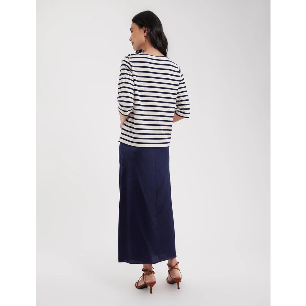 Ines De La Fressange Paris Marianna wit marine gestreepte top Multicolor Dames