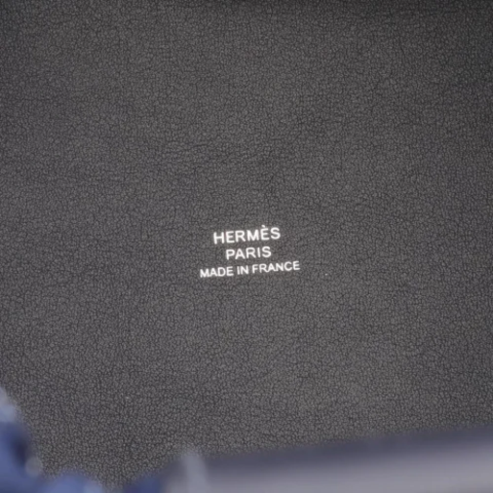 Hermès Vintage Pre-owned Canvas pouches Blue Dames