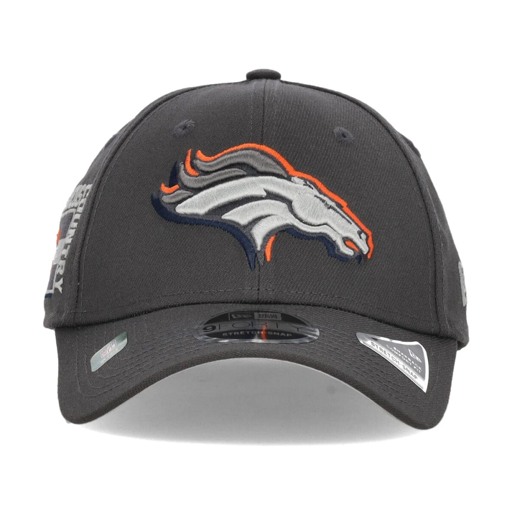 new era Gebogen Visor Hat NFL Draft Denver Broncos Gray Heren
