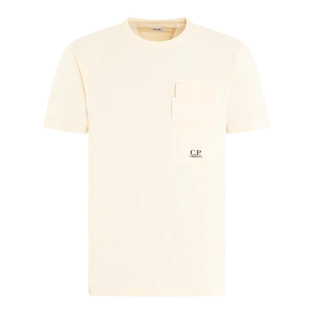 C.P. Company Klassiek kortemouw T-shirt Yellow Heren