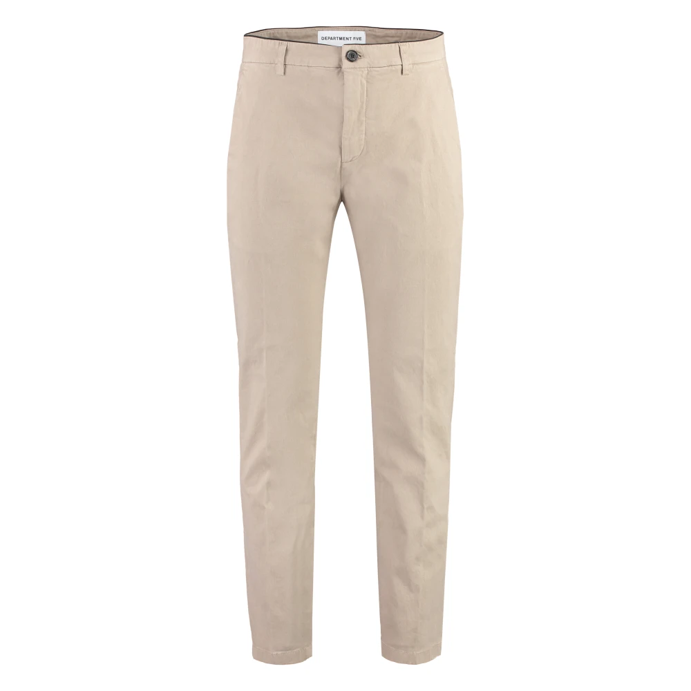 Department Five Klassieke Chino Broek Beige Heren