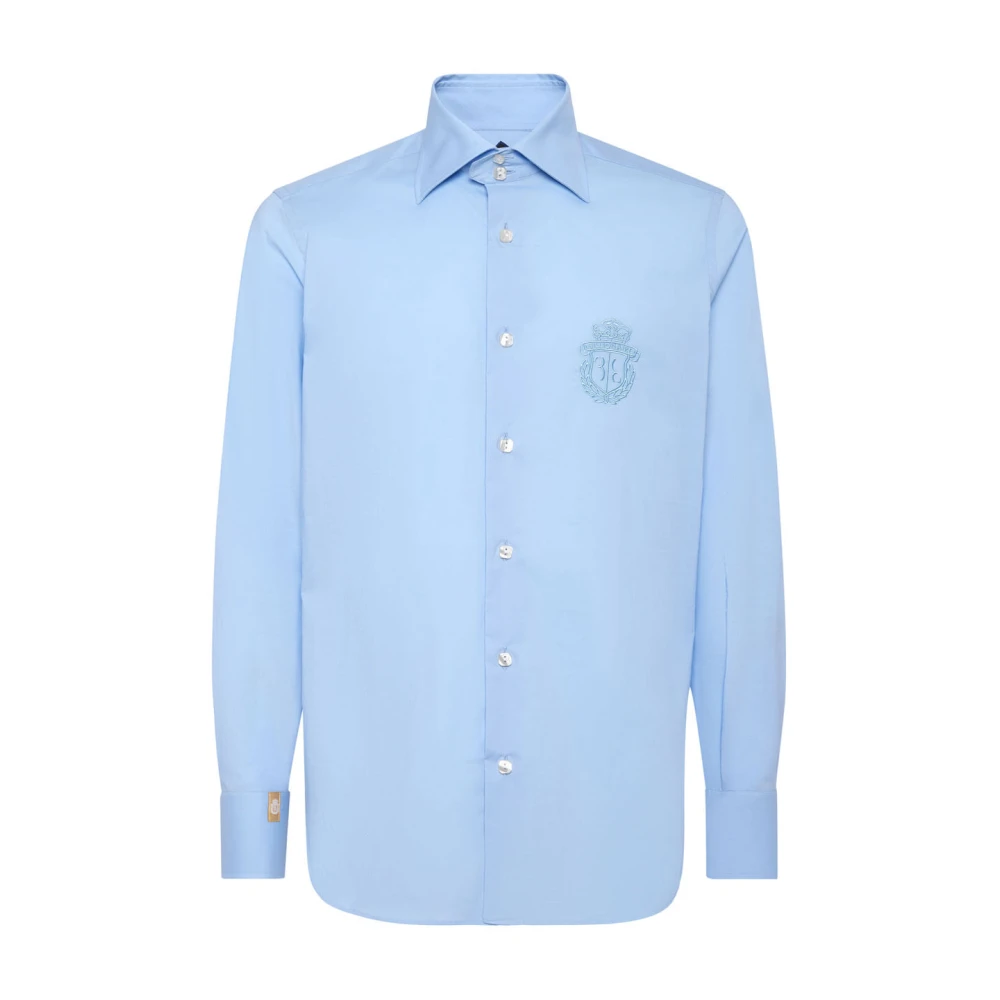 Billionaire Casual Herenoverhemd Blauw Blue Heren