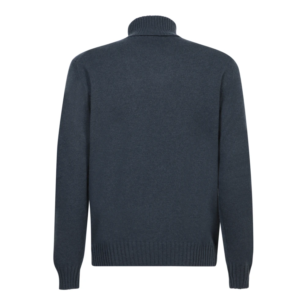 Dell'oglio Blauwe Gebreide Kleding voor Mannen Aw24 Blue Heren