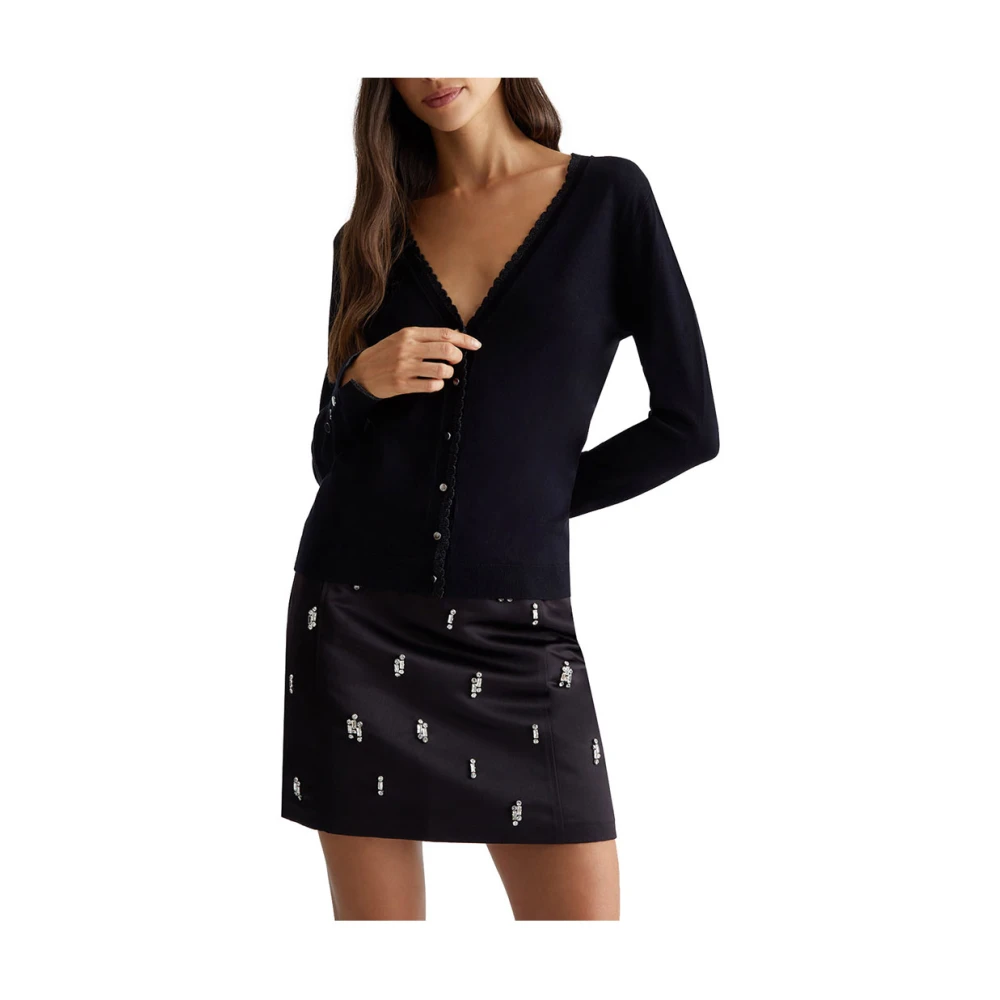 Liu Jo Zwarte Trui Modern Chic Black Dames
