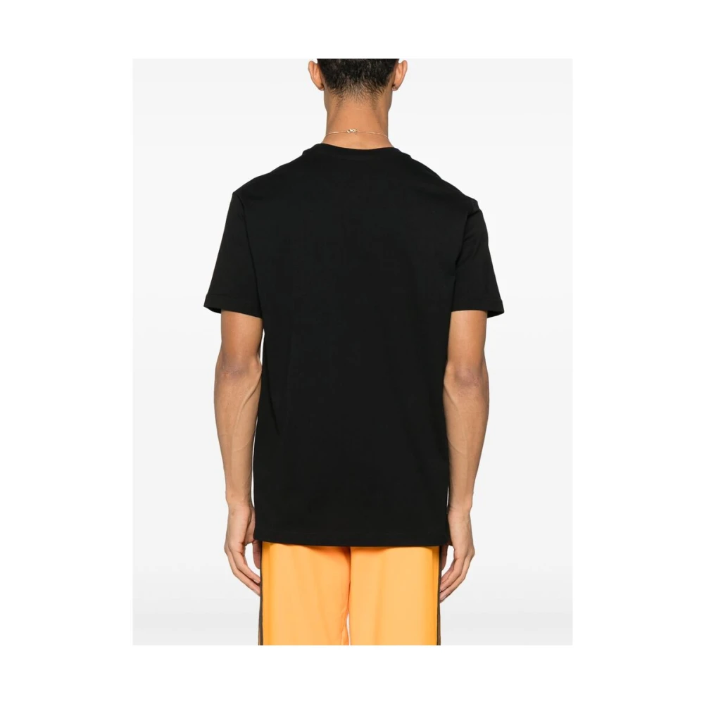 Iceberg Zwart Logo Print Crew Neck T-shirt Black Heren