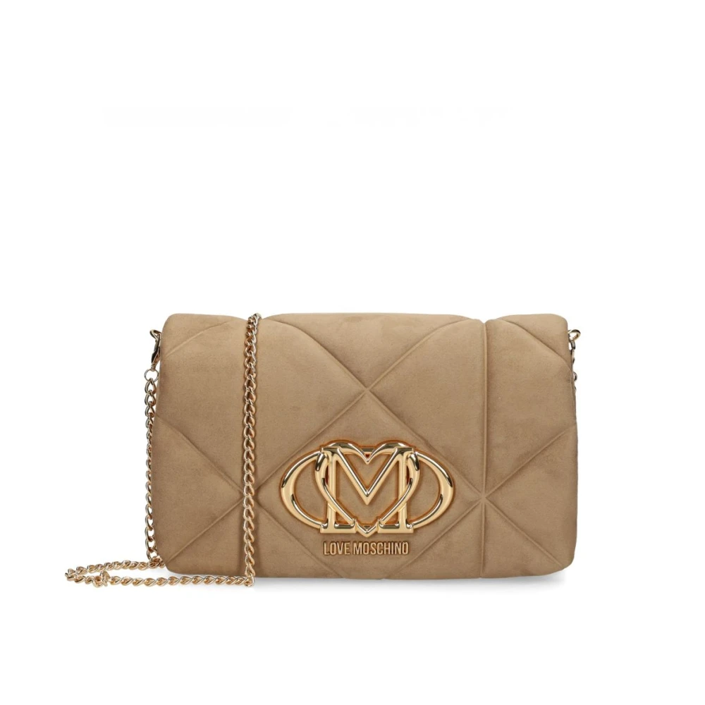 Love Moschino Donna Beige Borse, Taglia Unica, New,