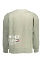pull-en-coton-vert-avec-logo-imprime