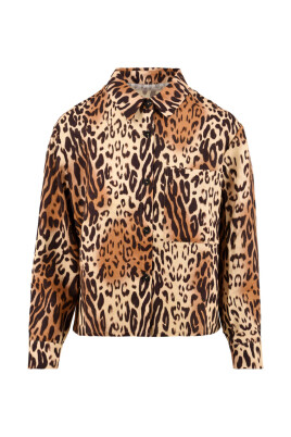 brown-floral-shirt-for-women