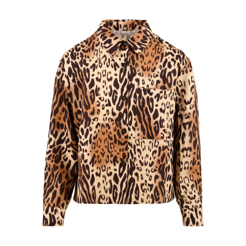 Notshy Bruine Bloemenshirt voor Vrouwen Multicolor Dames