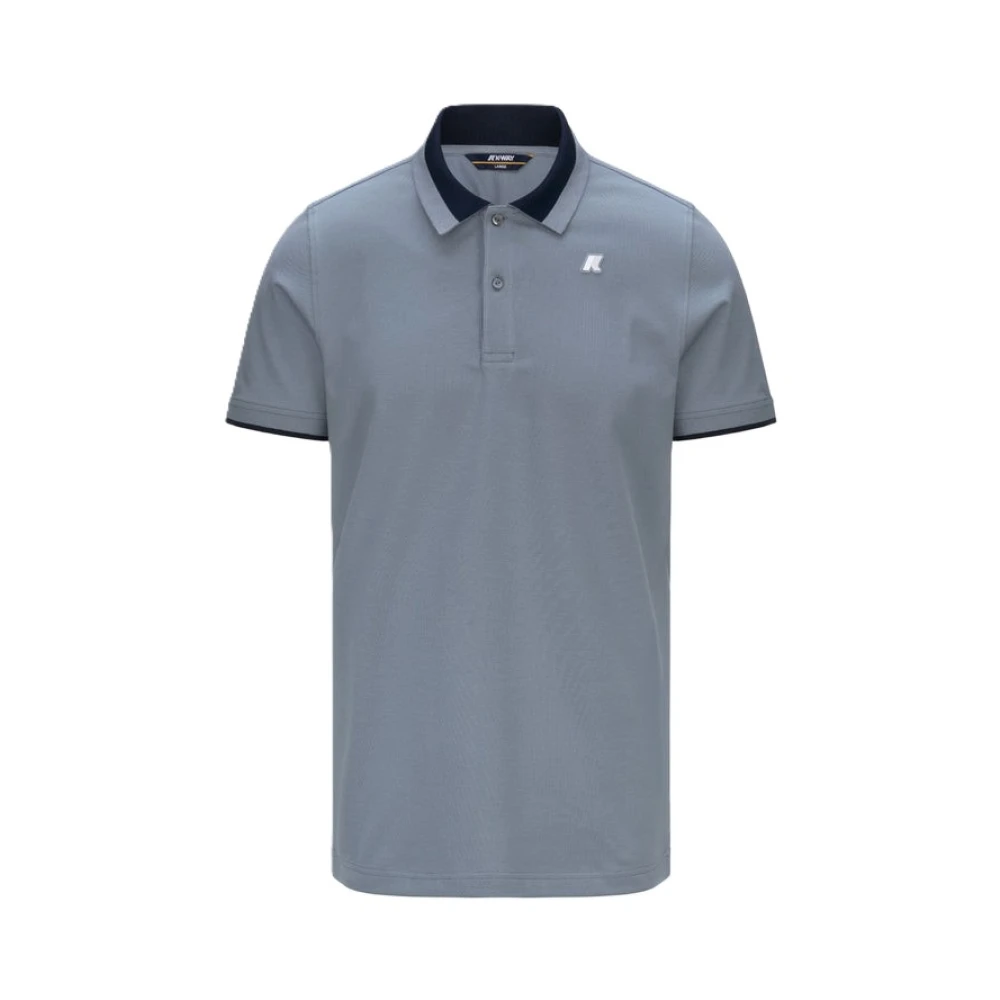 K-way Stijlvolle Polo Shirt voor Mannen Gray Heren