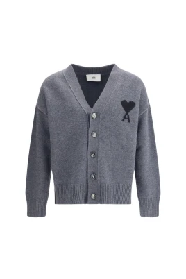 De Coeur Cardigan med Jacquard Logo