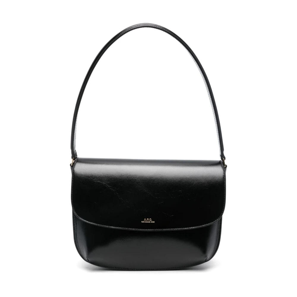 A.p.c. Stijlvolle Sarah Schouder Handtas Black Dames