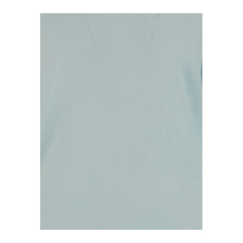 allude Kasjmier V-Hals Trui Lichtblauw Blue Dames