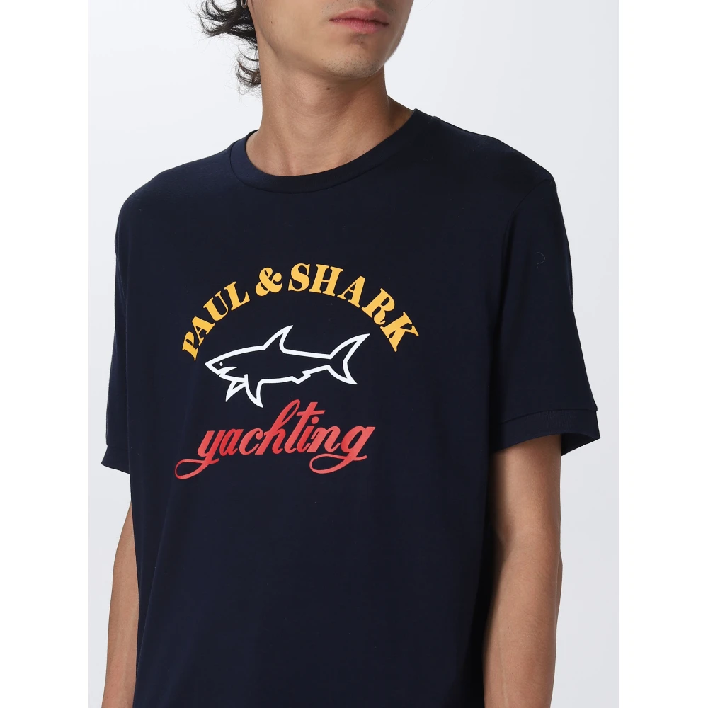 PAUL & SHARK T-shirts Blue Heren