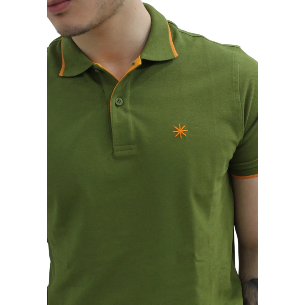 Manuel Ritz Polo Korte Mouw Green Heren