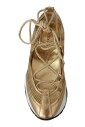 baskets-en-cuir-et-maille-doree
