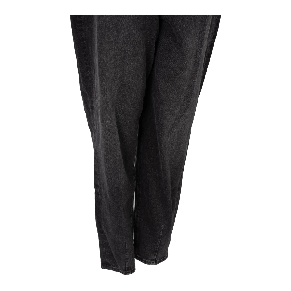 Guess Relaxed Fit Hoge Taille Jeans Black Dames