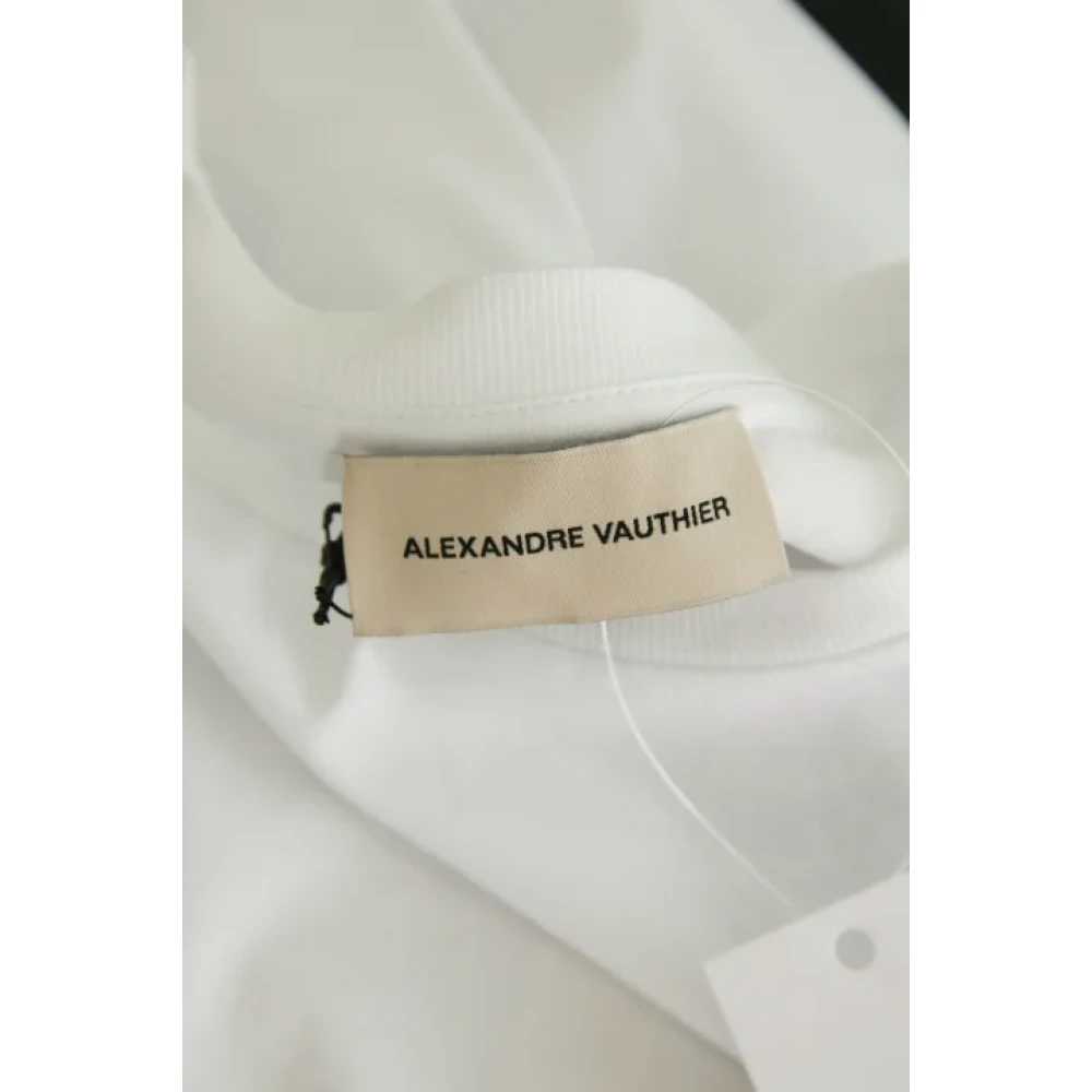Alexandre Vauthier Pre-owned Cotton tops White Dames
