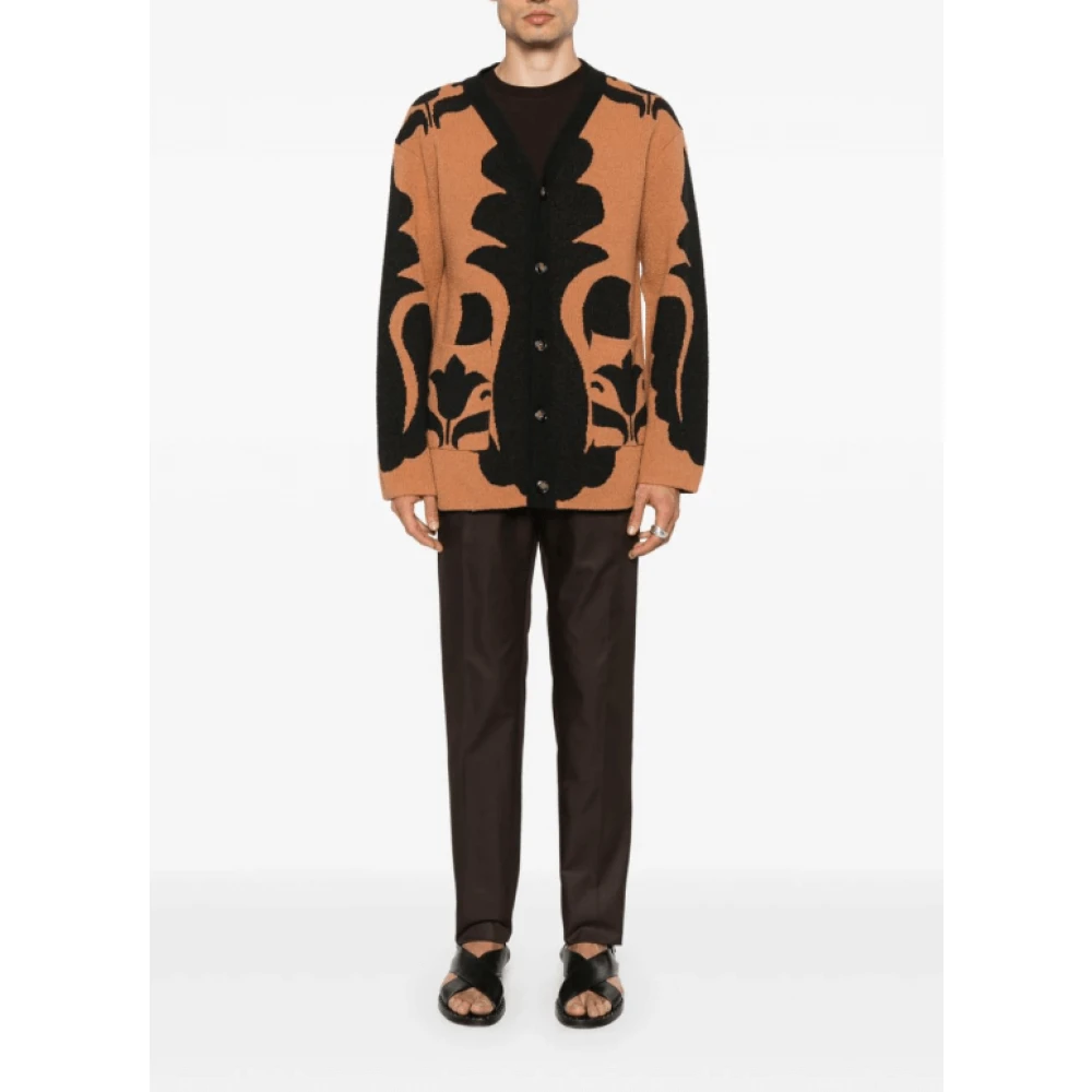 Kiton Cederbruine Tapered Broek Brown Heren