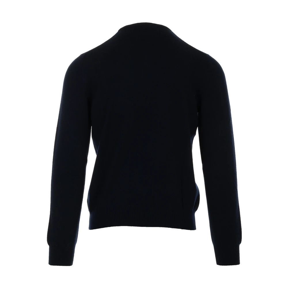 Gran Sasso Blauwe Sweater Paricollo Stijl Blue Heren