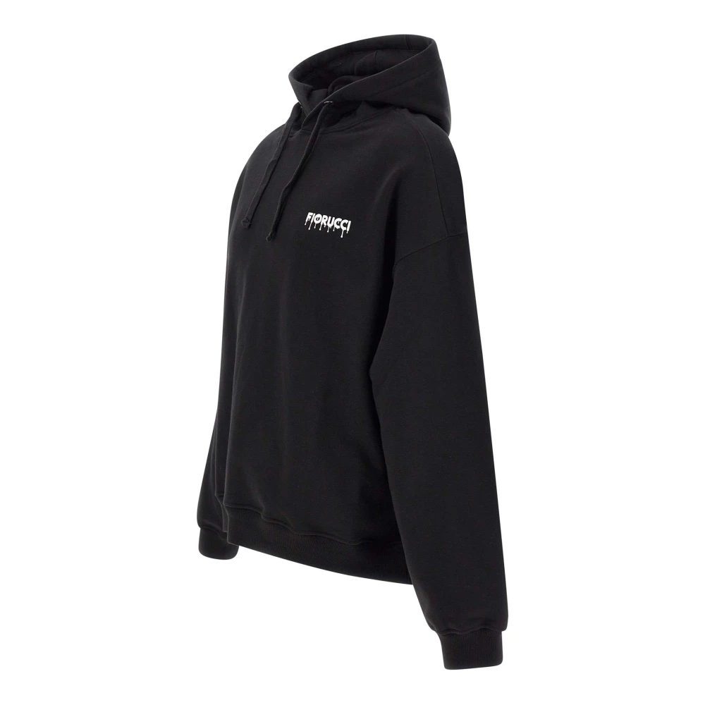 Fiorucci Zwarte Katoenen Hoodie Black Heren