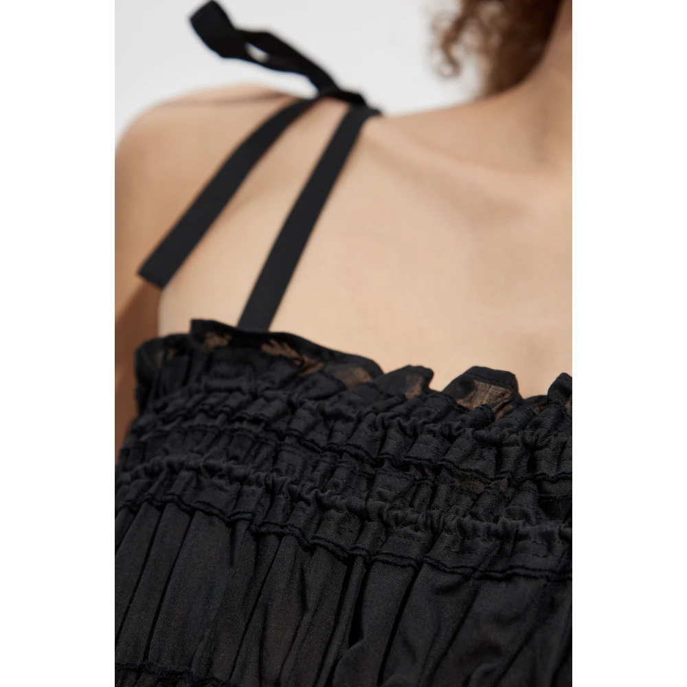 TORY BURCH Jurk met bandjes Black Dames