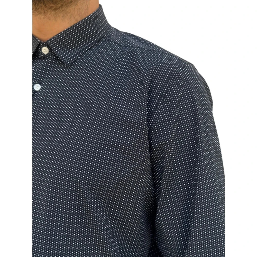 Liu Jo Katoenen Blend Shirt Black Heren