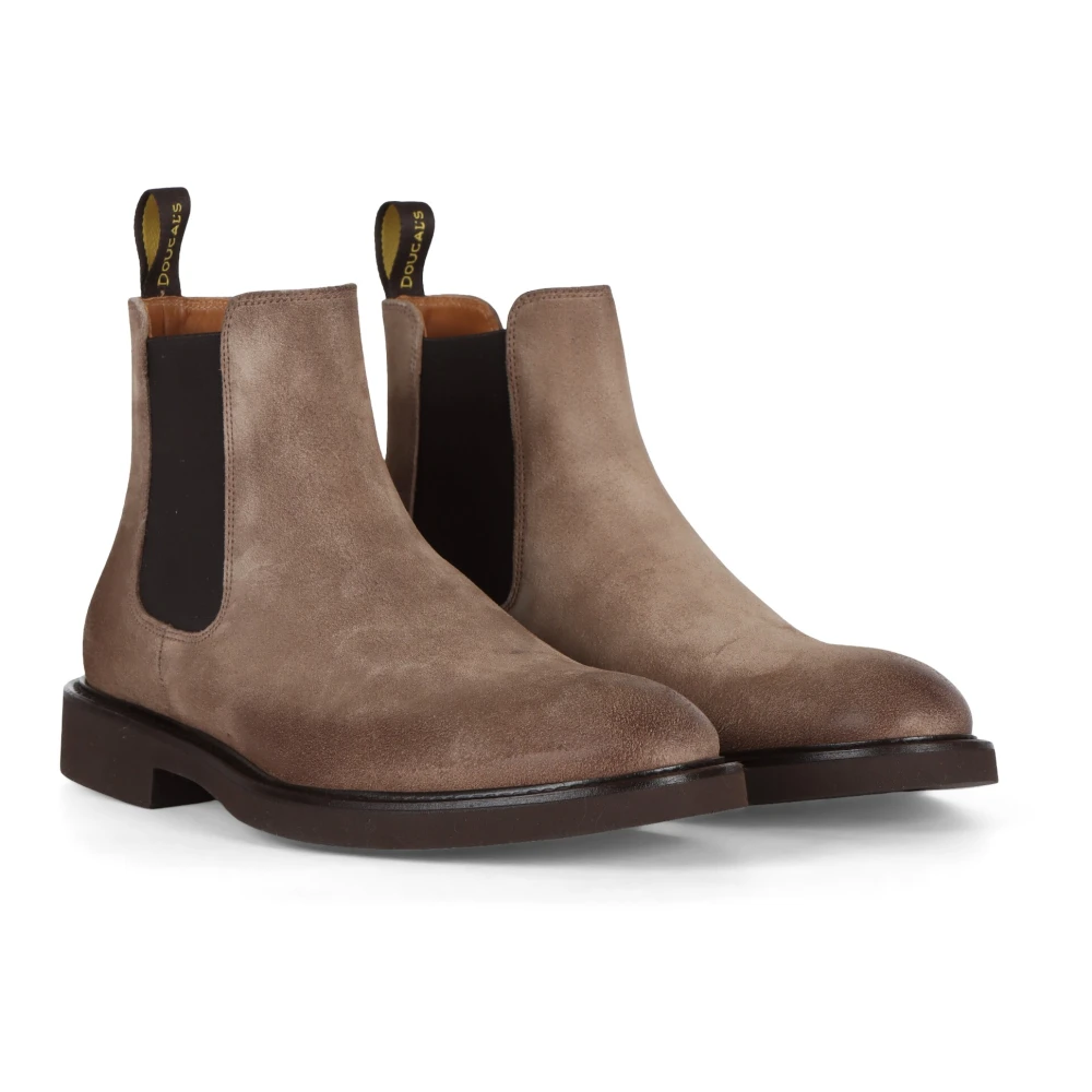 Doucal's Suede Chelsea Laarzen Brown Heren