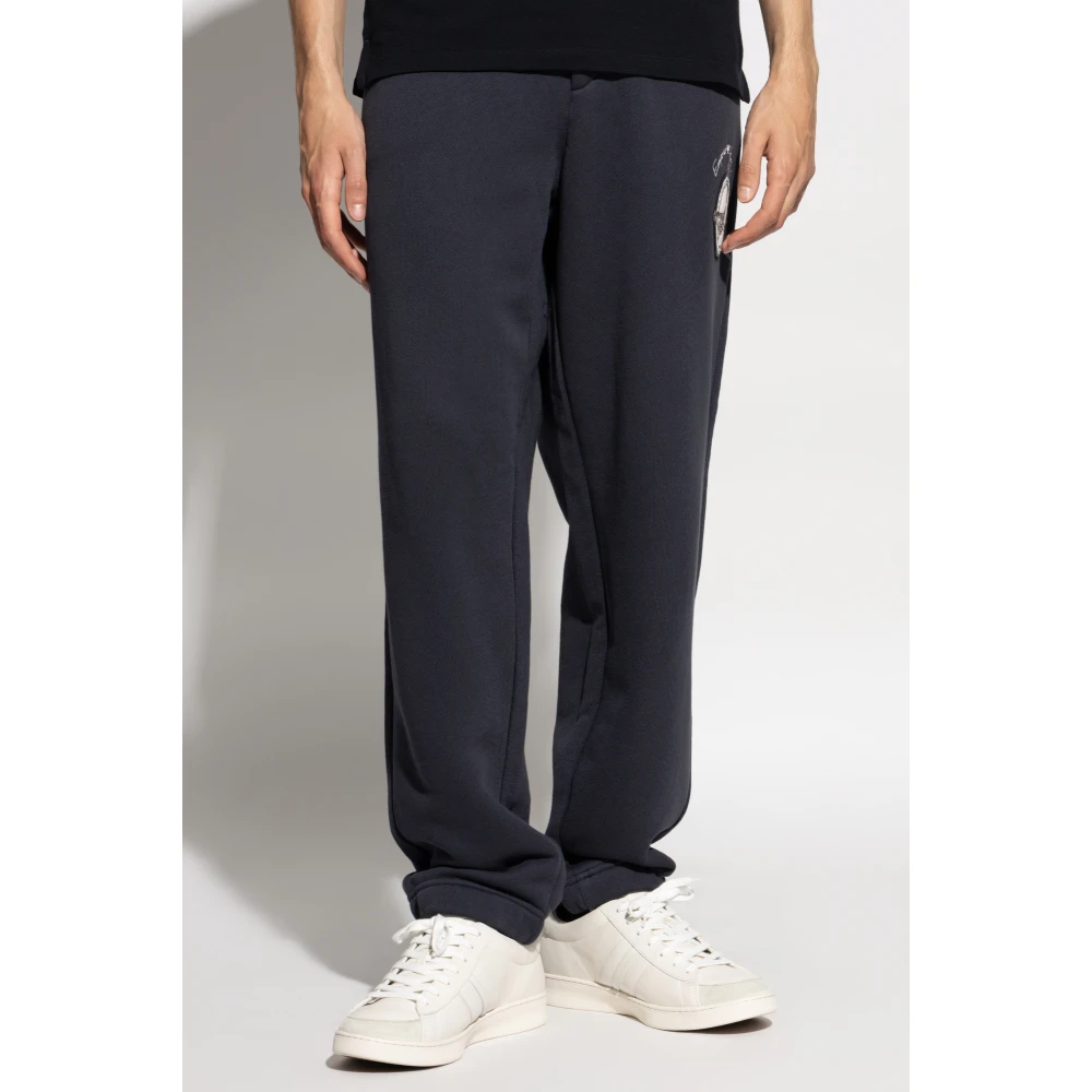 Emporio Armani Sweatpants Blue Heren