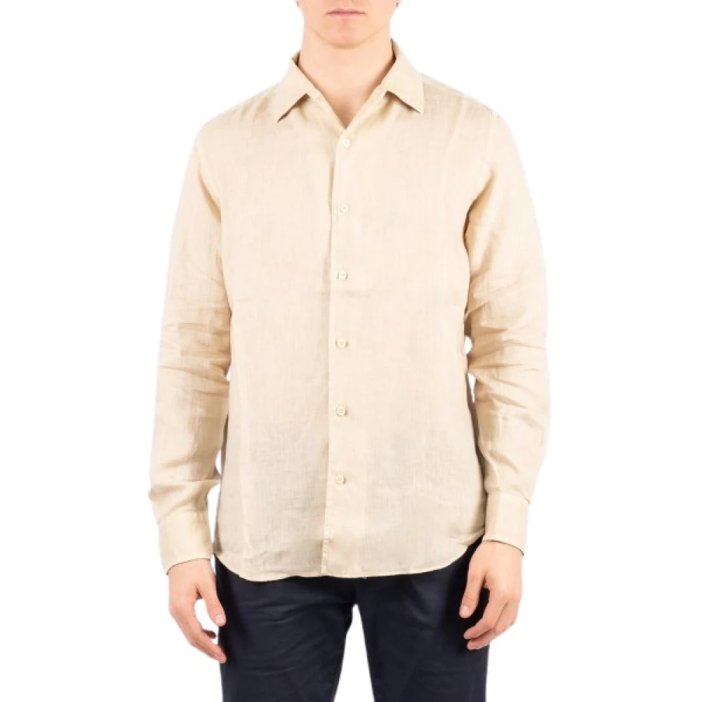 Saint Barth Men's Beige Casual Shirts, L, Raphael Shirt