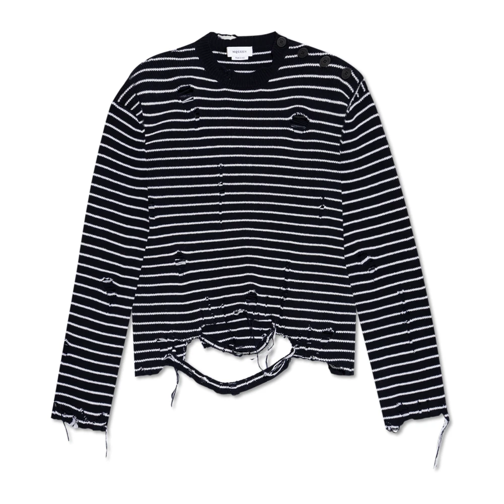 Alexander mcqueen Wollen trui Blue Heren