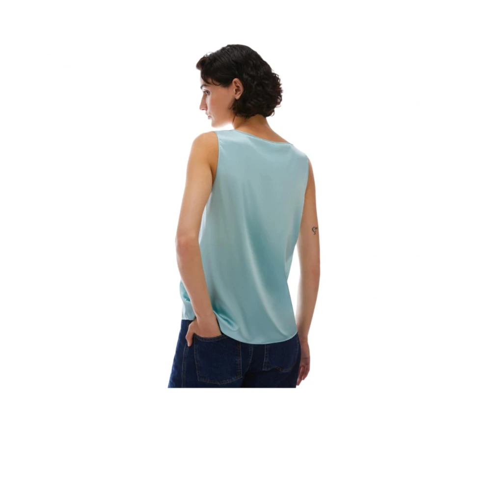 Pennyblack Zijden Tops en Hemdjes Blue Dames
