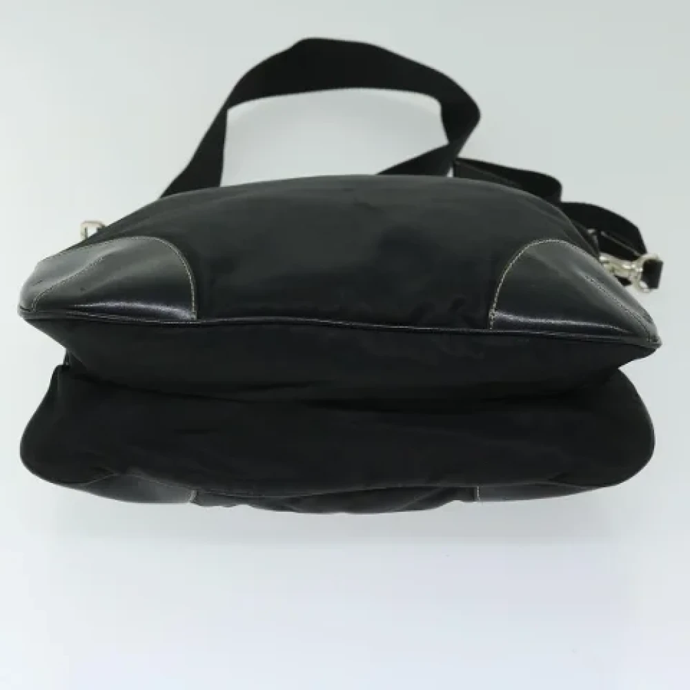 Prada Vintage Pre-owned Canvas prada-bags Black Dames